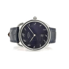 Hermes Montre Arceau en cuir