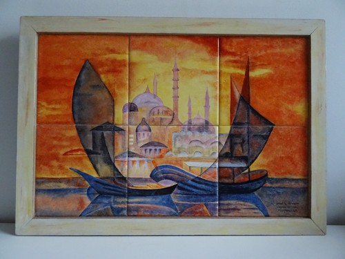 Tableau carreaux céramique - carreaux,