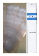 PROMO - BANDES HAWID fond transparent par 25 -  210 x 36 - simple soudure NEUF