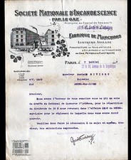 PARIS (XI°) USINE de LAMPES &