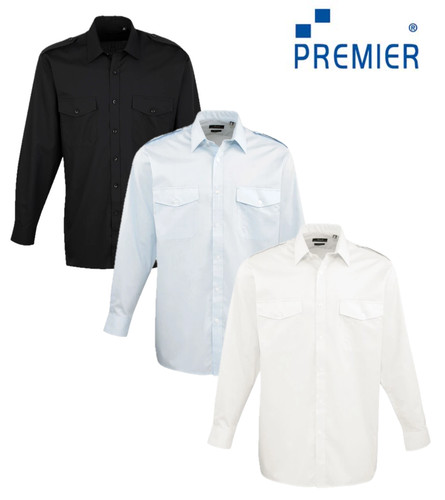 Chemise pilote manches - chemise, À