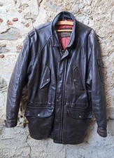 Veste en cuir vintage Redskins