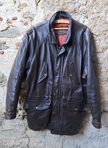 Veste cuir vintage redskins - en,