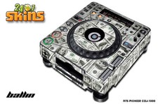 Autocollant Décalque Pour Pioneer CDJ 1000 Table De Mixage DJ Pro Audio BALLIN