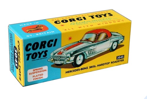 Corgi toys boîte box repro