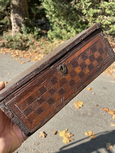 Boîte coffret marqueterie - coffret, en