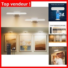 Lampe Murale LED à Batterie - Élégance Avec Télécommande et 3 Températures