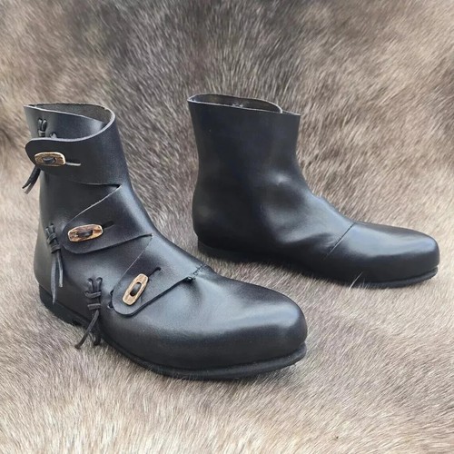 Bottes médiévales cuir - médiévales, en