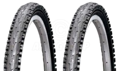 Pneus vélo noir vtt - pneus,