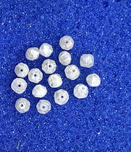 Perles diamant naturel rond - en,