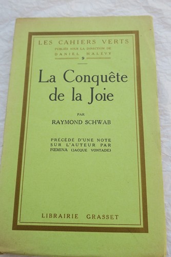 Schwab raymond conquête de - conquête,