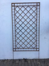 Métal Fer Treillis Support pour Plantes Grimpantes Wandgitter Meran 100 Rouille