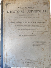 Atlas Classique d’Histoire Universelle ancienne et moderne 1888  Atlas classique