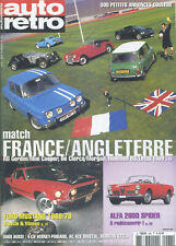 AUTO RETRO n°268 09/2003 R8 GORDINI MINI COOPER LOTUS ELISE HOMMEL RS MUSTANG 68