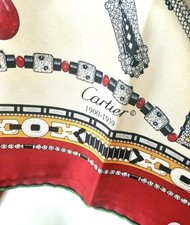 Foulard Cartier Soie vintage
