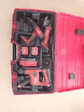 KIT HILTI PERFORATEUR TE4A22 + MEULEUSE AG125A22 + 1 VISSEUSE SFCA22 RECOND.