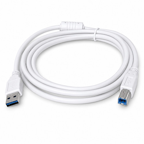 Câble usb vers blanc - câble,