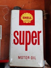 Bidon D'huile Ancien Shell 2.5L Introuvable 