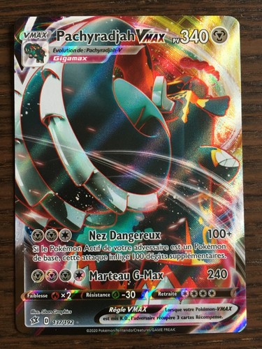 Carte pokémon pachyradjah - carte,