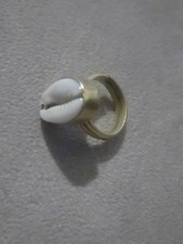Bague cauris bronze - bague, &