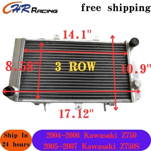Row aluminum radiator for - row,