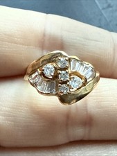 Ancienne Bague Plaquer Or 18k