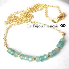 Collier PLAQUÉ OR 18K AIGUE