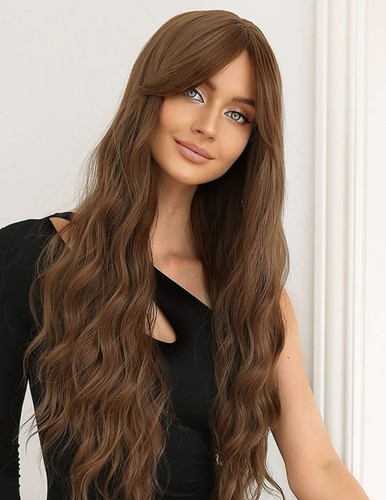 Perruque brune 100 cheveux - 100%,