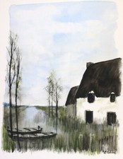 CHATEAUBRIANT La Brière JEAN-PIERRE RÉMON 40 aquarelles signées 1/ex. n°