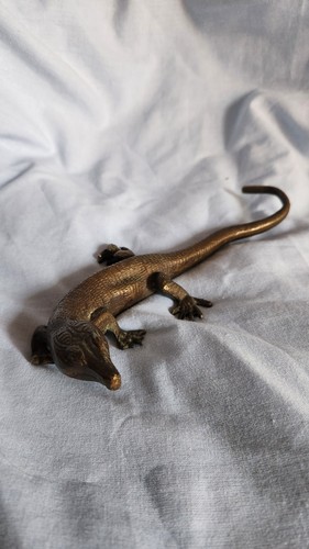 Lézard salamandre en bronze - salamandre,