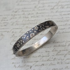 Bracelet Argent Massif Niellé