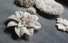 Moule silicone fleur 3d - 1,