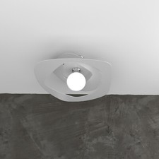 Plafonnier Moderne Laser Gris