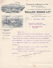 75 PARIS fonderie MULLER ROGER