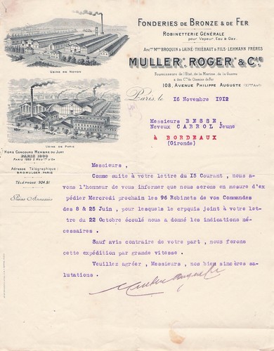 Paris fonderie muller roger - fonderie,