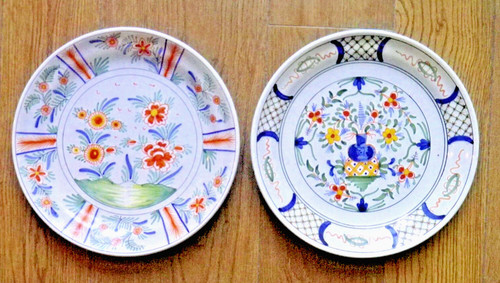 Anciens plats creux décor - plats,