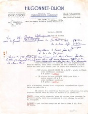 Facture   1959 TOLERIE ET