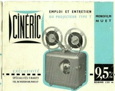 NOTICE (CD) pour projecteur CINERIC TYRANTY  9,5 mm