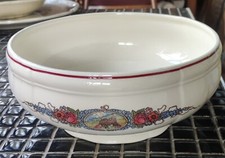 Ancien Plat Saladier Alsace Obernai Faïencerie Sarreguemines France Henri Loux