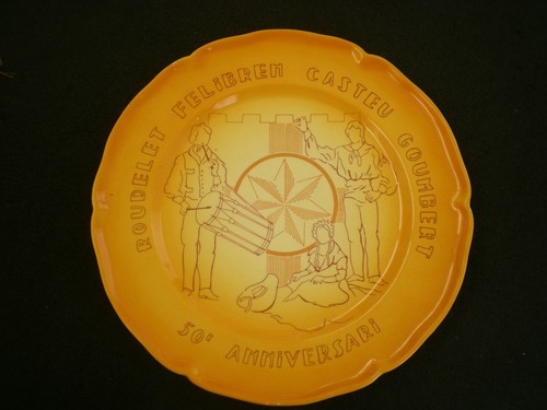 Grande assiette provencale - assiette,