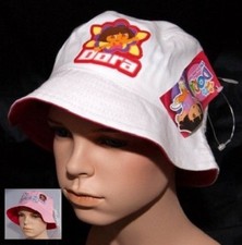 CHAPEAU BOB ETE SOLEIL BLANC ROSE BEBE FILLE 52 OU 54 cm DORA neuf eti 6,95 €  