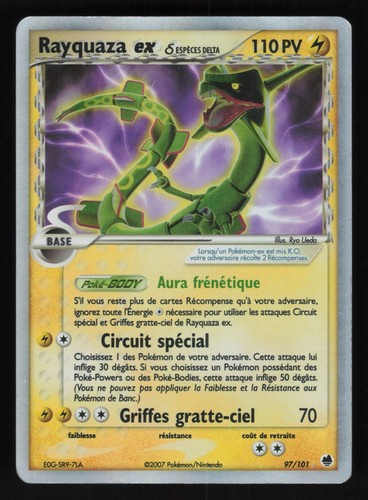 Carte pokémon rayquaza - carte,