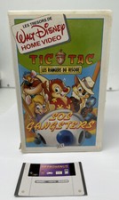 CASSETTE VIDEO VHS  WALT DISNEY HOME VIDEO REV tic et tac sos gangsters