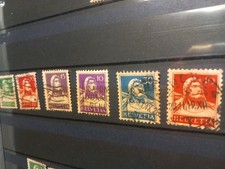 Timbres Suisse Guillaume Tell