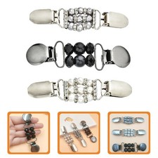  3 Pcs Attache Foulard Pinces