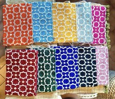 Pochettes Zippées en Velours Brocard Marocain – 10 Teintes Élégantes au Choix