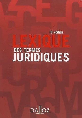 Lexique des termes juridiques