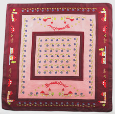 Magnifique foulard vintage  " Braccialini  "