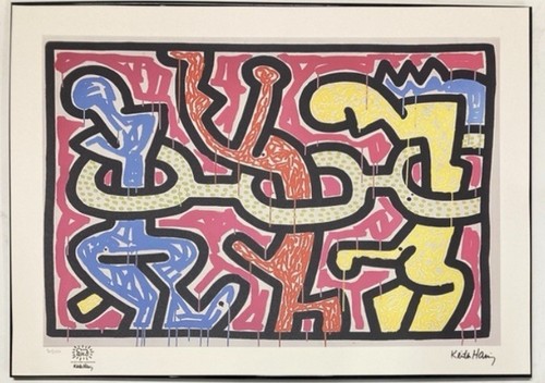 Lithographie keith haring - keith, 50