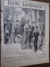 BELLE JARDINIERE + Rolland PILAIN + GOODRICH pub papier MONDE ILLUSTRE 1919